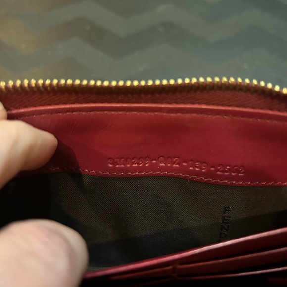 Fendi Black, Brown and Pink Striped Wallet - Picture 6 of 6